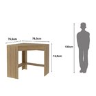 Mesa De Estudos Infantil 76,5x76, Atlantis 76,5cm Amendoa Ame