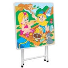 Mesa De Ferro Infantil Dobrável Sapeca