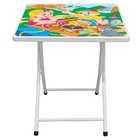 Mesa De Ferro Infantil Dobrável Sapeca