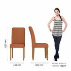 Mesa De Jantar 1,36 4 Cadeiras Suiça Cinamom/off/terrac - M.