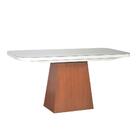 Mesa De Jantar 1,3x0,9m Madri Bom Pastor Amêndoa E Off