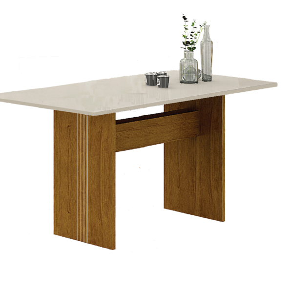 Mesa De Jantar 1,60m Para 6 Cadeiras Florença New Leifer Move