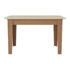 Mesa De Jantar 120 Cm Tokio Multimóveis Ex2000 Madeirada/off