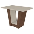 Mesa De Jantar 120x80cm Tampo Mdf Apogeu Móveis Lopas Imbuia