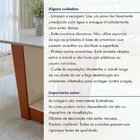 Mesa De Jantar 120x80cm Tampo Mdf/vidro Apogeu Frassino/off W