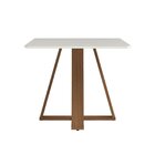 Mesa De Jantar 135cm Retangular Avena Canella/off White Fosco