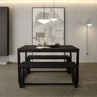 Mesa De Jantar 135x90cm Estilo Industrial Concept Cabecasa Ma