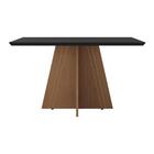 Mesa De Jantar 136 Cm Denver Multimóveis Ex2001 Madeirada/pre