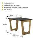 Mesa De Jantar 136cm Multimóveis Cr50048