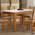 Mesa De Jantar 150cm Bellagio Poliman Móveis