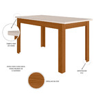 Mesa De Jantar 150cm Bellagio Poliman Móveis