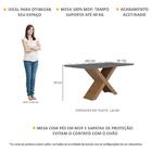 Mesa De Jantar 160 Cm Lisboa Multimóveis Ex2002 Madeirada/gra
