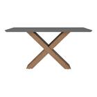 Mesa De Jantar 160 Cm Lisboa Multimóveis Ex2002 Madeirada/gra