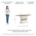 Mesa De Jantar 160 Cm Oslo Multimóveis Ex2003 Off White/madei