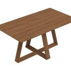 Mesa De Jantar 160cm Retangular Sem Vidro Avena Cannela