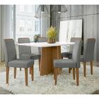 Mesa De Jantar 160x90 Com 6 Cadeiras Ana - Pr Móveis