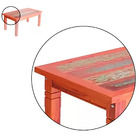 Mesa De Jantar 1 7 M Madeira Maciça Com Pátina