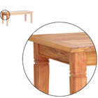 Mesa De Jantar 1 8 M Madeira Maciça Natural