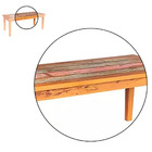 Mesa De Jantar 1 9 M Madeira Maciça Com Pátina