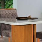 Mesa De Jantar 1x1m Roma Bom Pastor Noce E Off White