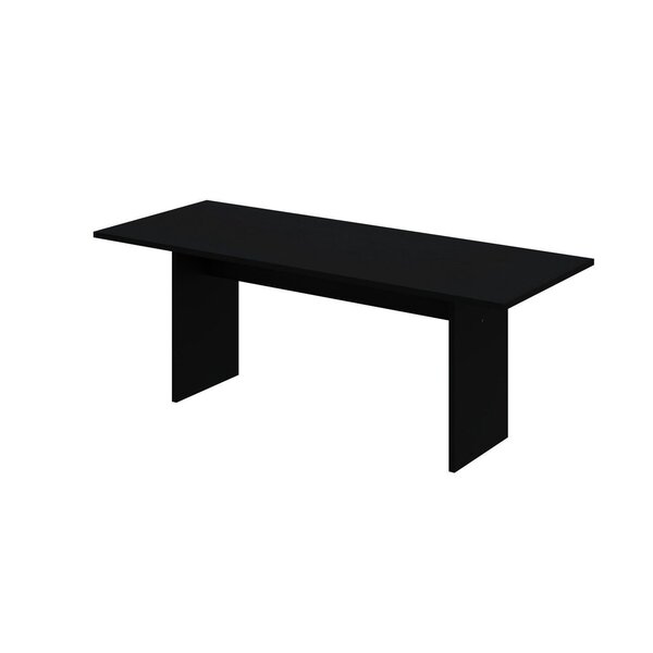 Mesa De Jantar 200x80x74cm 2,5cm Essence Preto
