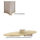 Mesa De Jantar 218cm Liz Dj Móveis