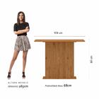 Mesa De Jantar 2 Cadeiras Atenas Cinamomo/suede Preto - M. Ar