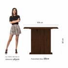 Mesa De Jantar 2 Cadeiras Atenas Imbuia/suede Cinza - M. Arap