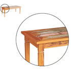 Mesa De Jantar 2m Madeira Maciça Pátina