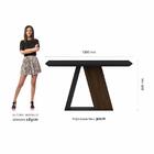 Mesa De Jantar 4 Cadeiras Sícilia Imbuia/preto/preto - M. Ara
