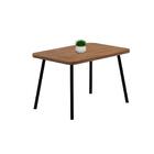 Mesa De Jantar 4 Lug Retangular 1,2m Stellar Carraro Nog Pre