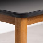 Mesa De Jantar 4 Lugares 130cm Com Tampo Mdf E Vidro Tangará