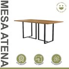 Mesa De Jantar 4 Lugares 135cm Tampo Bp Melamínico Atena