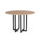 Mesa De Jantar 4 Lugares 90cm Redonda Industrial Dommus Jade