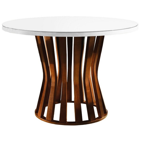 Mesa De Jantar 4 Lugares Branco 1,3m - Niem