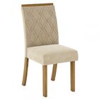 Mesa De Jantar 4 Lugares Carol Nature/off White/linho - Bci M