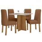 Mesa De Jantar 4 Lugares Celebrare Amêndoa Clean/off White/co