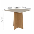 Mesa De Jantar 4 Lugares Celebrare Amêndoa Clean/off White/li