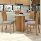 Mesa De Jantar 4 Lugares Celebrare Amêndoa Clean/off White/li