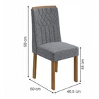 Mesa De Jantar 4 Lugares Celebrare Amêndoa Clean/off White/li