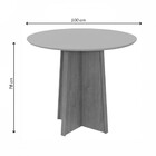 Mesa De Jantar 4 Lugares Celebrare Imbuia Clean/off White/lin