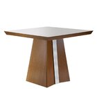 Mesa De Jantar 4 Lugares Dallas Yescasa Castanho Prêmio/off W