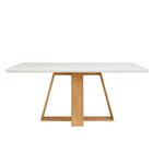 Mesa De Jantar 4 Lugares Davis Carvalho Nobre Off White
