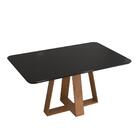 Mesa De Jantar 4 Lugares Davis Freijó Preto Brilho