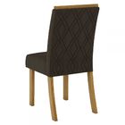 Mesa De Jantar 4 Lugares Denise Nature/off White/marrom - Bci