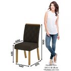 Mesa De Jantar 4 Lugares Élida Nature/off White/marrom - Bci