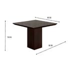 Mesa De Jantar 4 Lugares Geisa Venus Ameixa/malta/preto - Vie