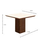 Mesa De Jantar 4 Lugares Geisa Venus Dover/malta/branco - Vie