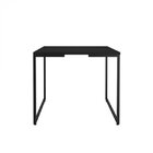 Mesa De Jantar 4 Lugares Industrial Espresso Móveis Preto