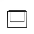 Mesa De Jantar 4 Lugares Industrial Espresso Móveis Preto